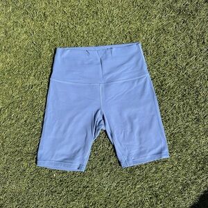 lululemon athletica Light Blue Bike Shorts